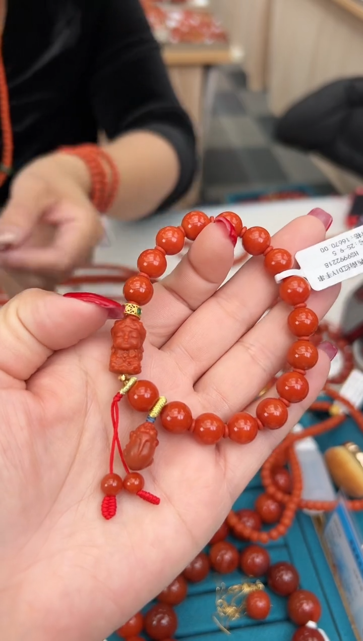 【闪购商品】南红玛瑙珠串未镶嵌多样发其一/9/HS9992218