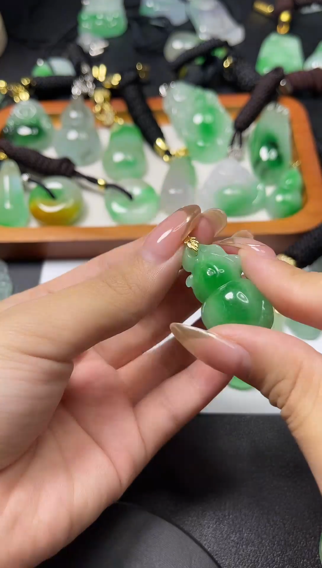 颈饰未镶嵌翡翠所见即所得   一图一物