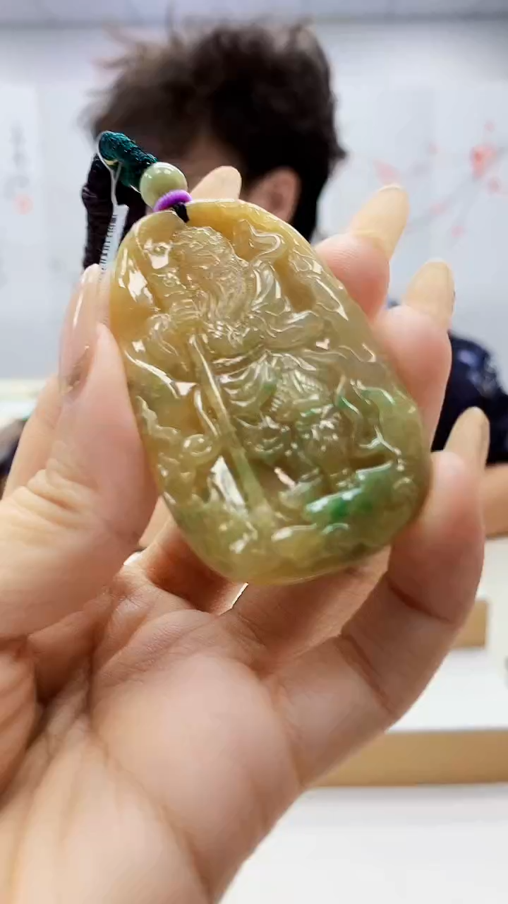 未镶嵌定制翡翠4688ty-毛货挂件44