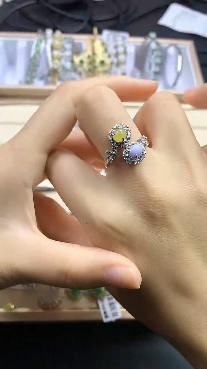 翡翠银S925镶嵌颈饰 翡翠 银S925镶嵌 颈饰