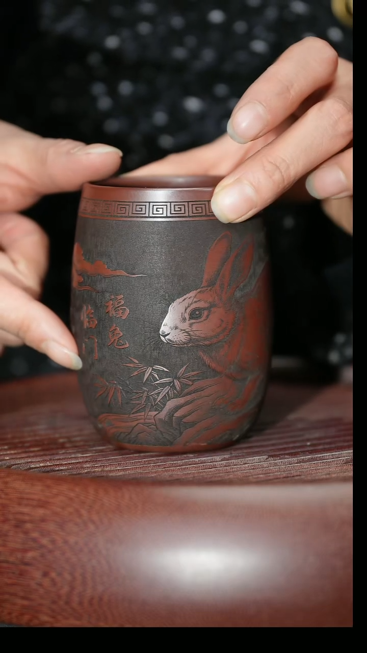 茶杯紫砂紫砂主人杯福利放漏