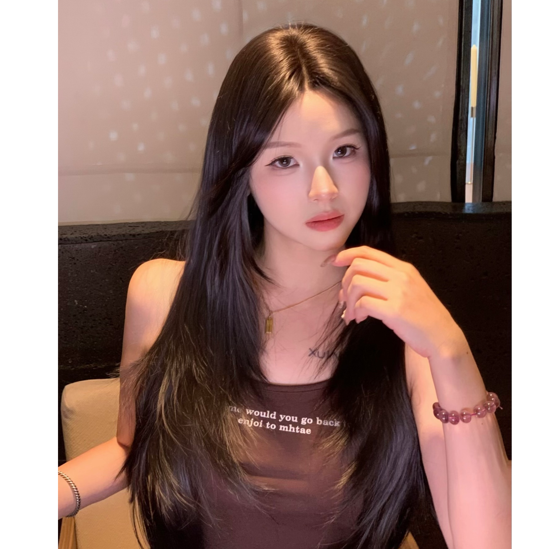 【诗诗专属·韩女千金】大底网免发网假发女白月光女神长发