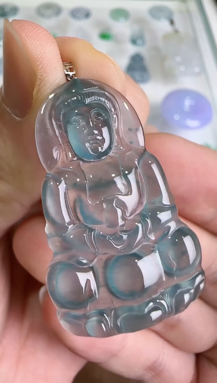 【闪购商品】翡翠吊坠(不含链)18K金镶嵌多样性发货