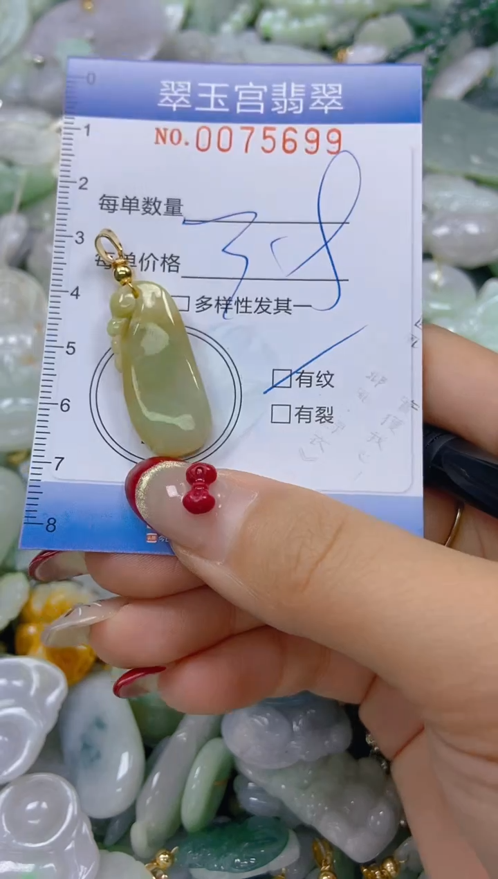 【闪购商品】翡翠颈饰未镶嵌闪购0075699
