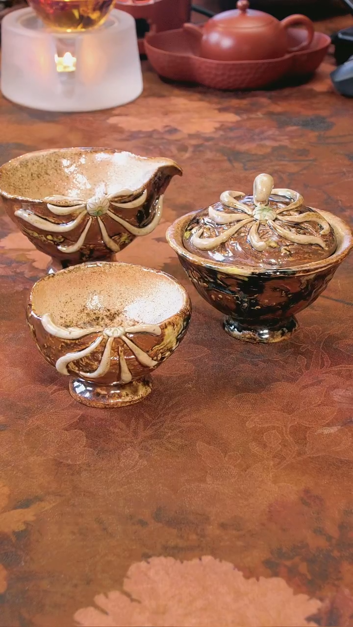 【闪购商品】龙窑盖碗套’‘’‘’