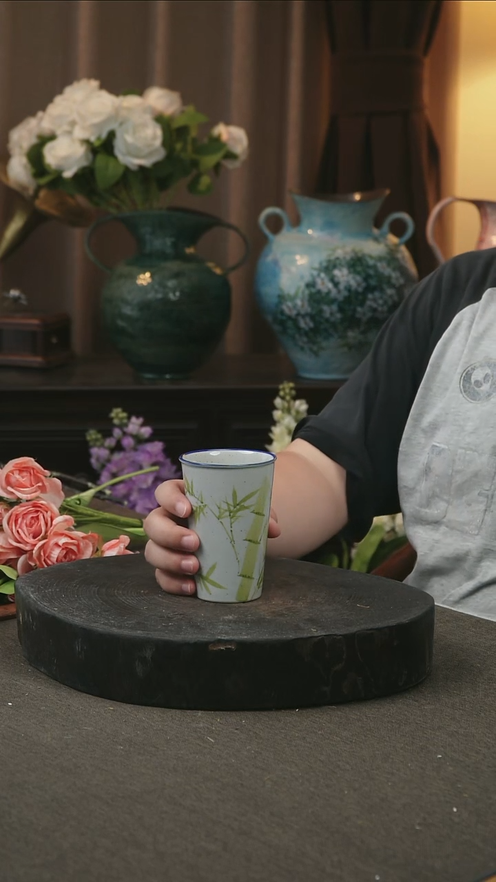 景德镇手工手绘花瓶