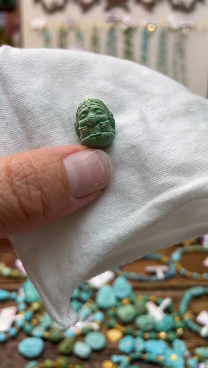 【闪购商品】绿松石雕刻件未镶嵌54