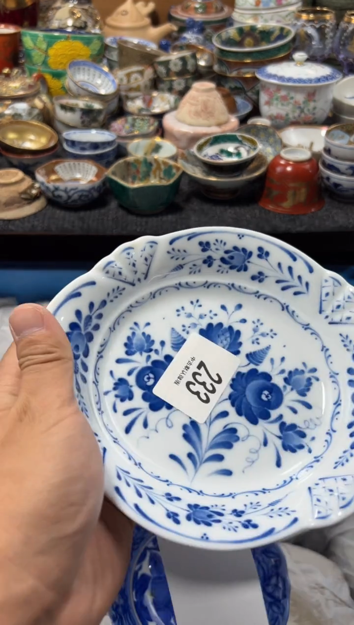 瓷片萌*鱼夏目海外回流瓷器中古品。