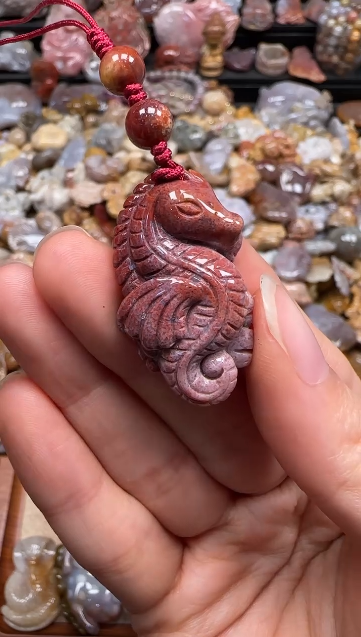 【闪购商品】硅化珊瑚（珊瑚玉）颈饰未镶嵌197