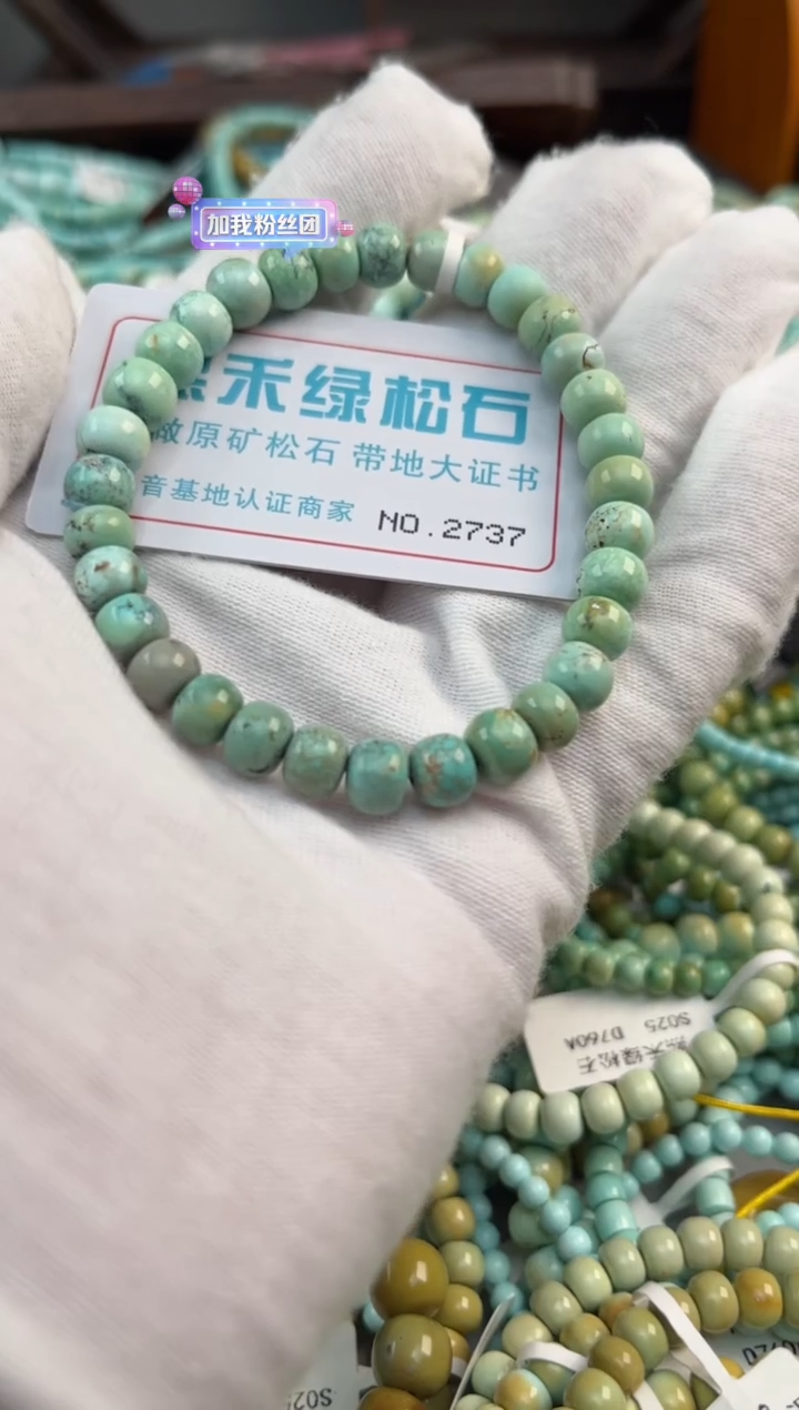 未镶嵌绿松石松石2737
