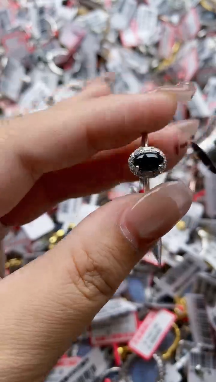 【闪购商品】翡翠戒指银S925镶嵌111111---10