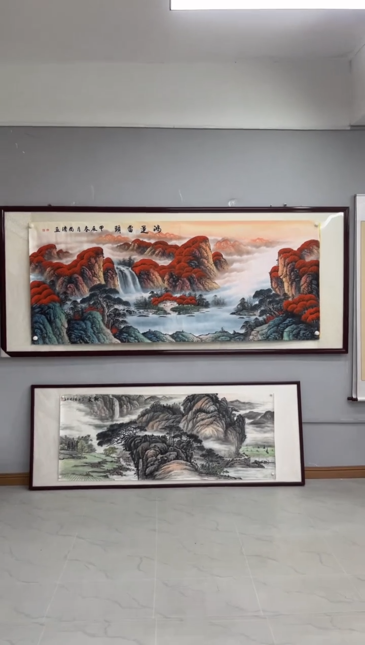 【闪购商品】国画《鸿运当头》画芯未装裱240乘100