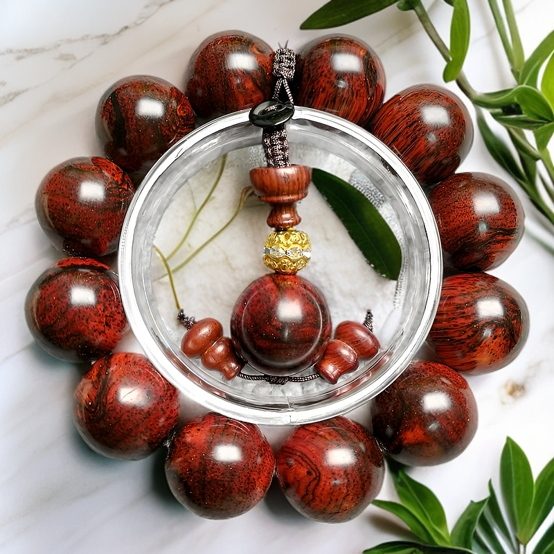 紫油梨2.0火焰纹手串