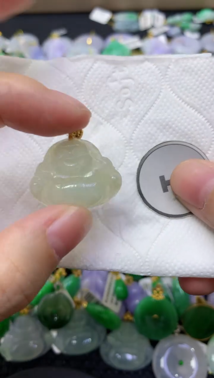 颈饰未镶嵌翡翠天然缅甸翡翠A货