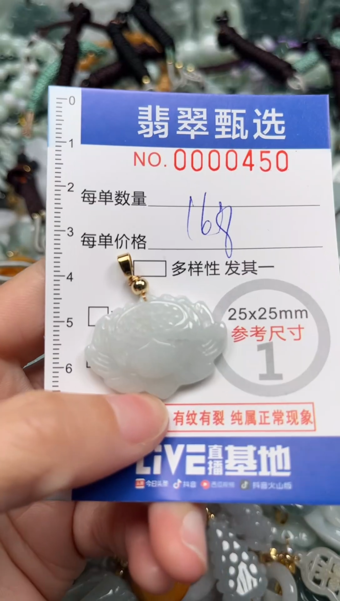 【闪购商品】翡翠颈饰未镶嵌00..0450