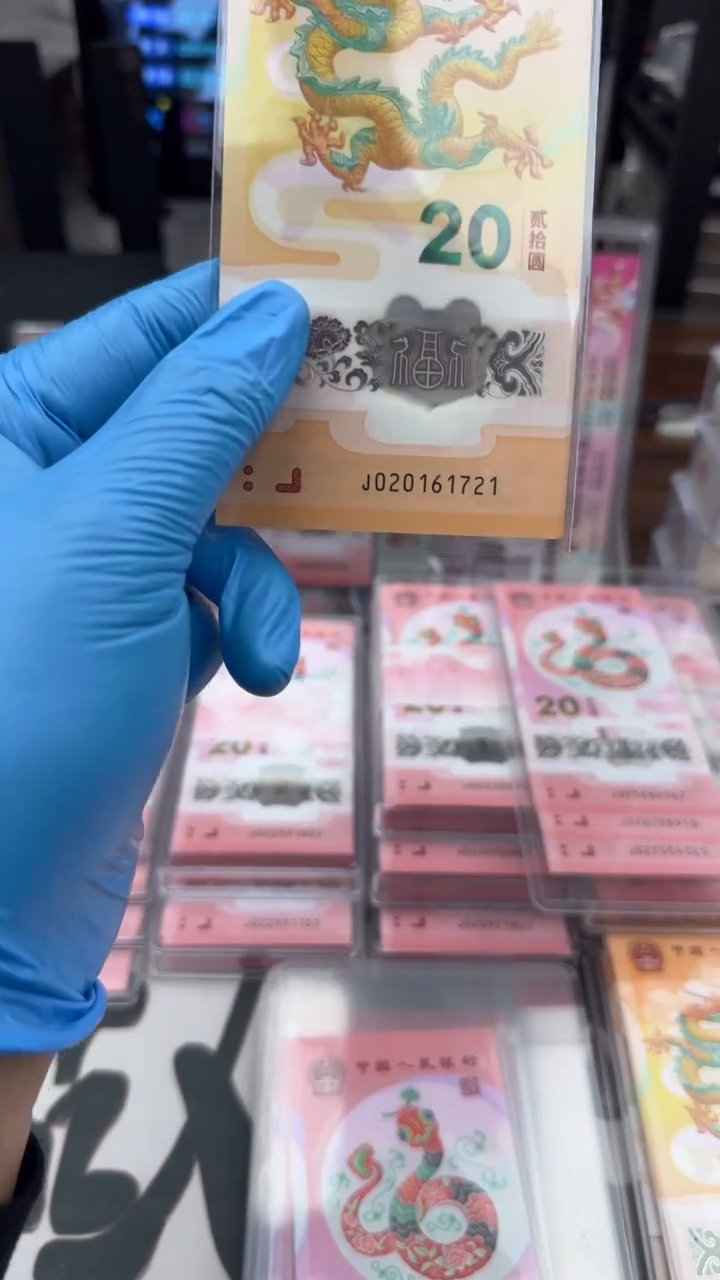 【闪购商品】塑料龙钞标十一组020161721