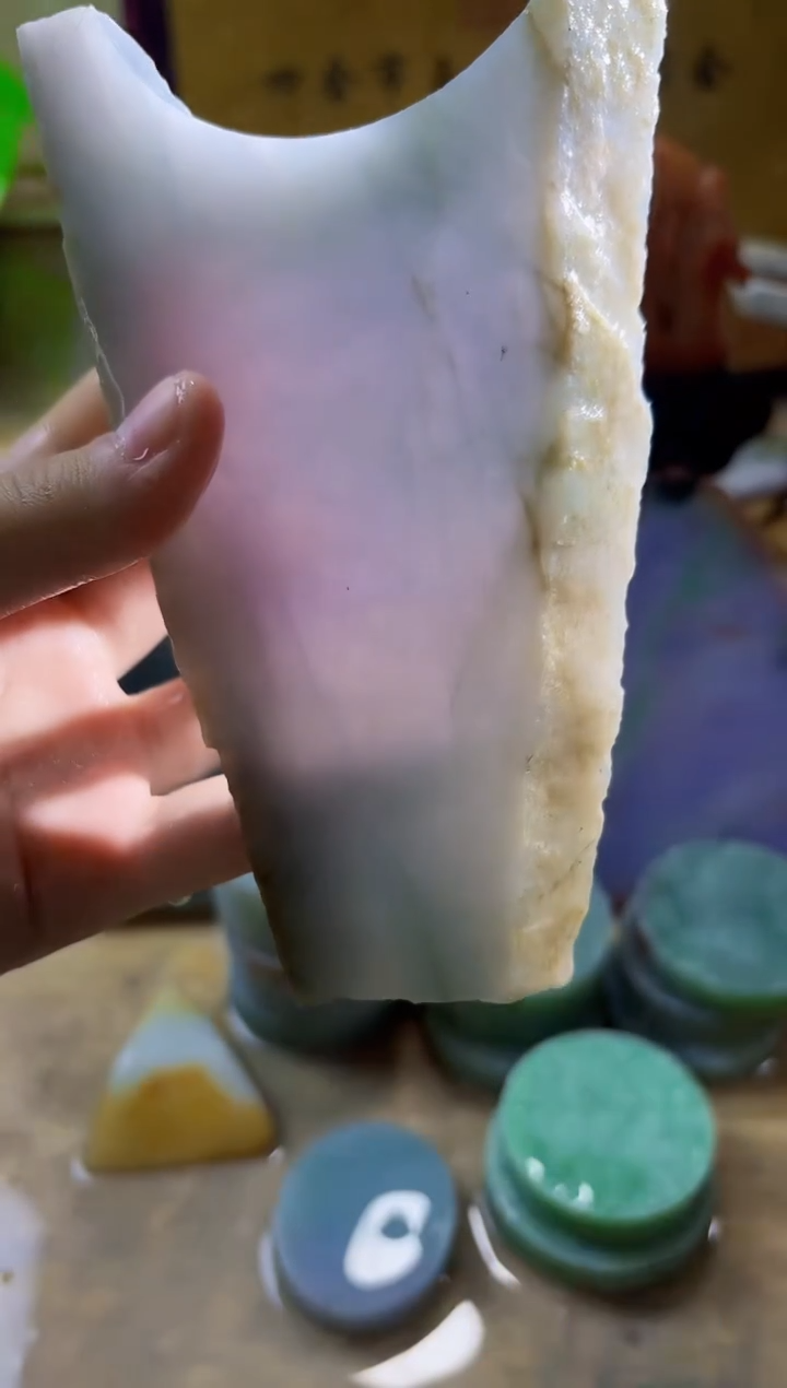 未镶嵌挂件翡翠A货小璀4347