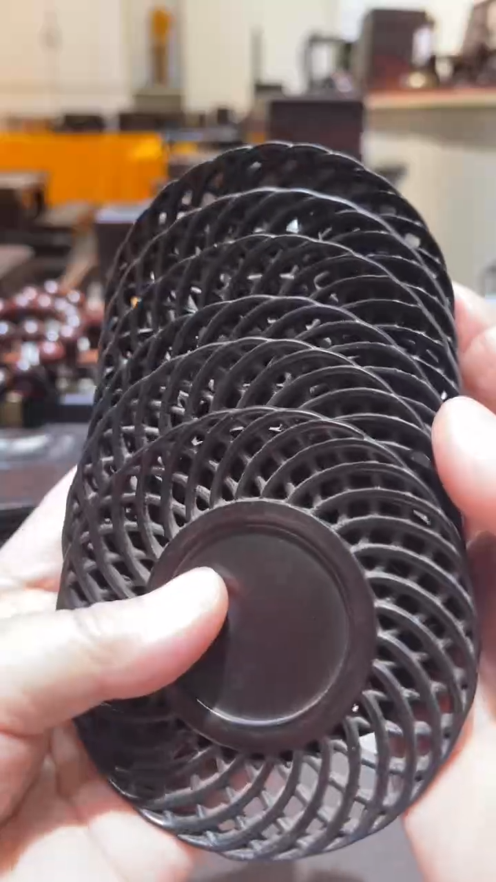 红酸枝木类精品木雕6片精工细作