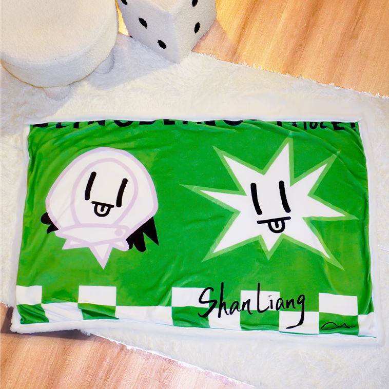 Bling Bling de绿绒绒毯 闪亮的日子周边 100*150cm