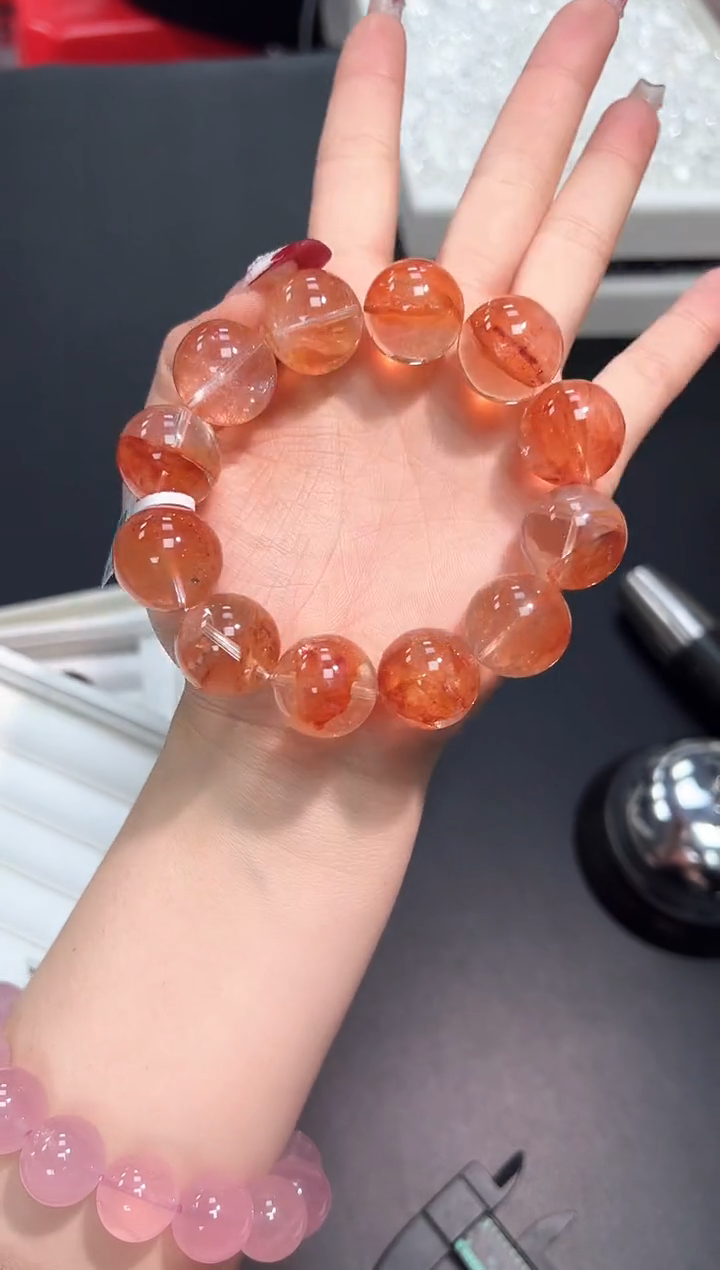 【闪购商品】水晶手串未镶嵌52O多样性发其一/1条18mm默认微瑕