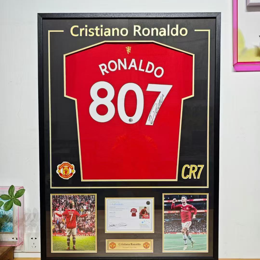 曼联807罗亲签球迷版球衣