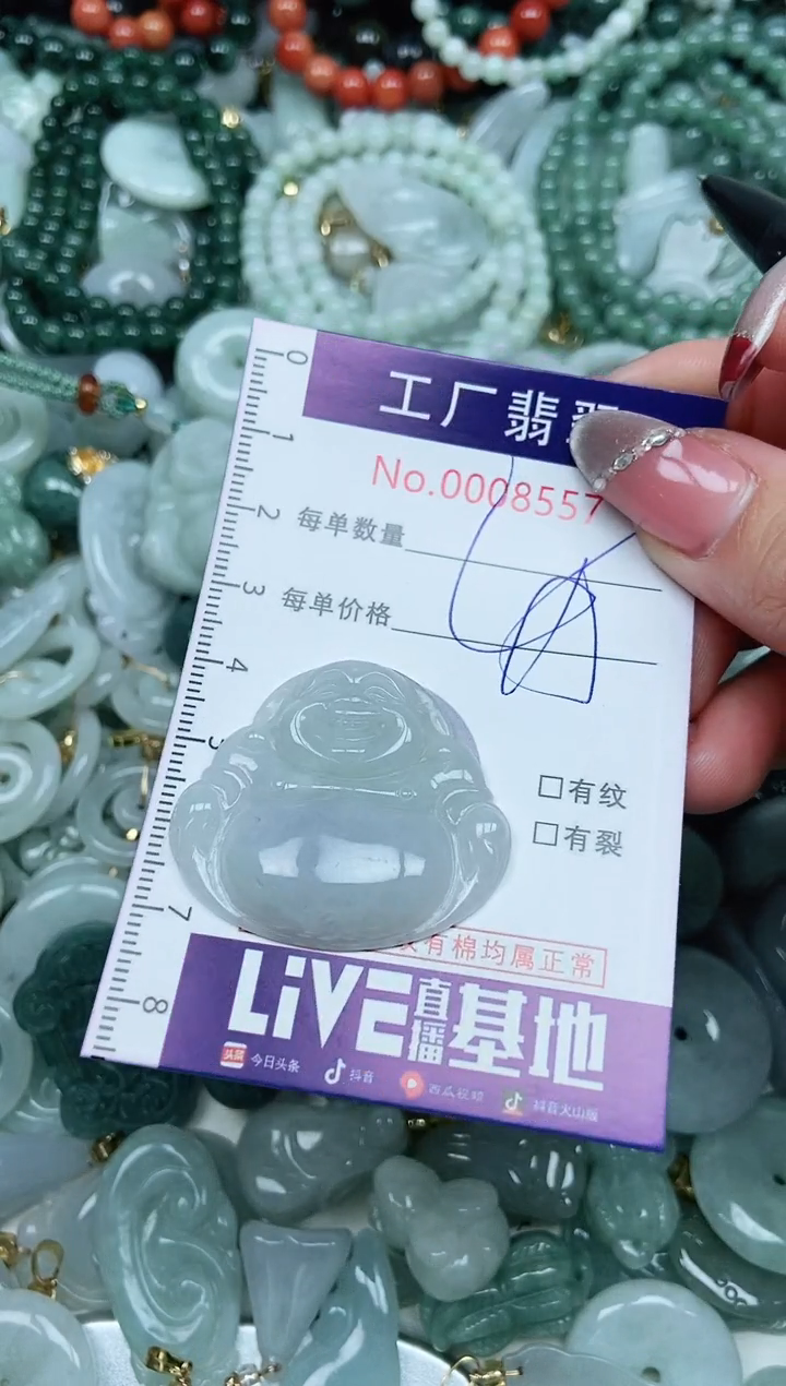 【闪购商品】翡翠吊坠(不含链)未镶嵌翡翠