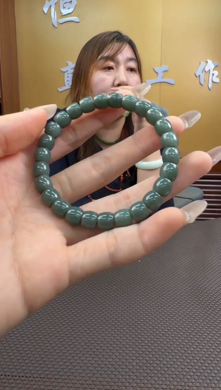 【闪购商品】和田玉手串未镶嵌7-8