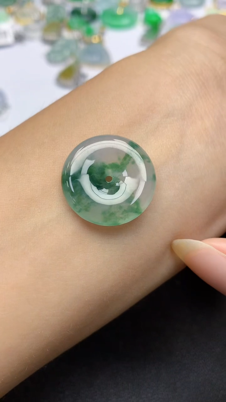 颈饰未镶嵌翡翠天然缅甸a货翡翠百元以上9元证书费自理