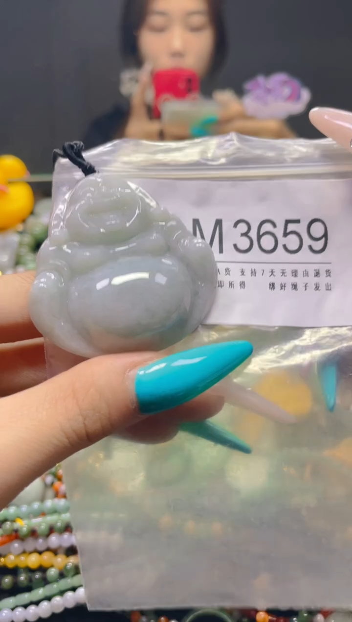 翡翠未镶嵌颈饰/M/翡翠A货，一件也是批发价