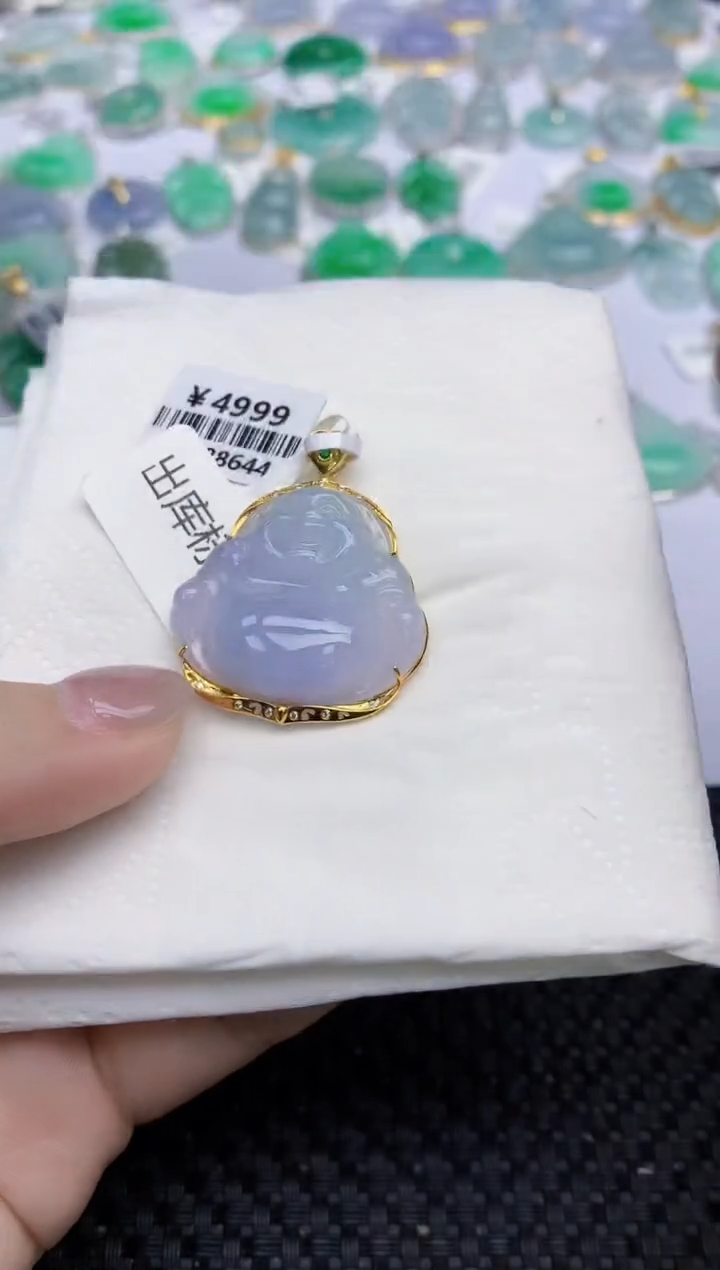 【闪购商品】翡翠颈饰未镶嵌天然翡翠A货