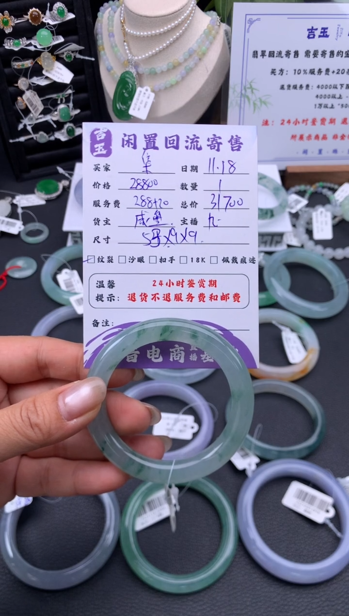 未镶嵌手镯翡翠集****家手镯