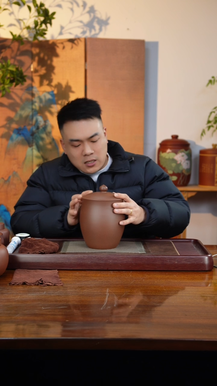 宜兴原矿紫砂茶叶罐