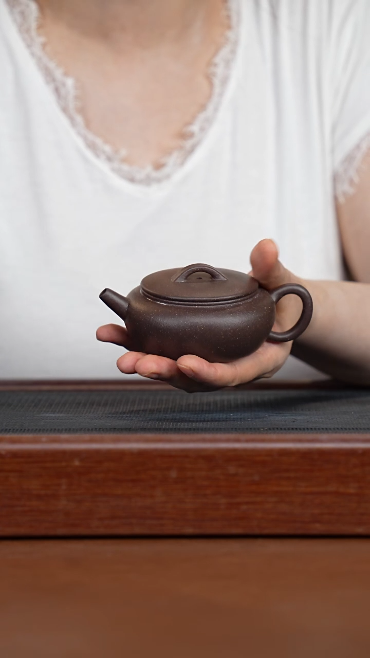 茶壶紫砂天青大彬诗意