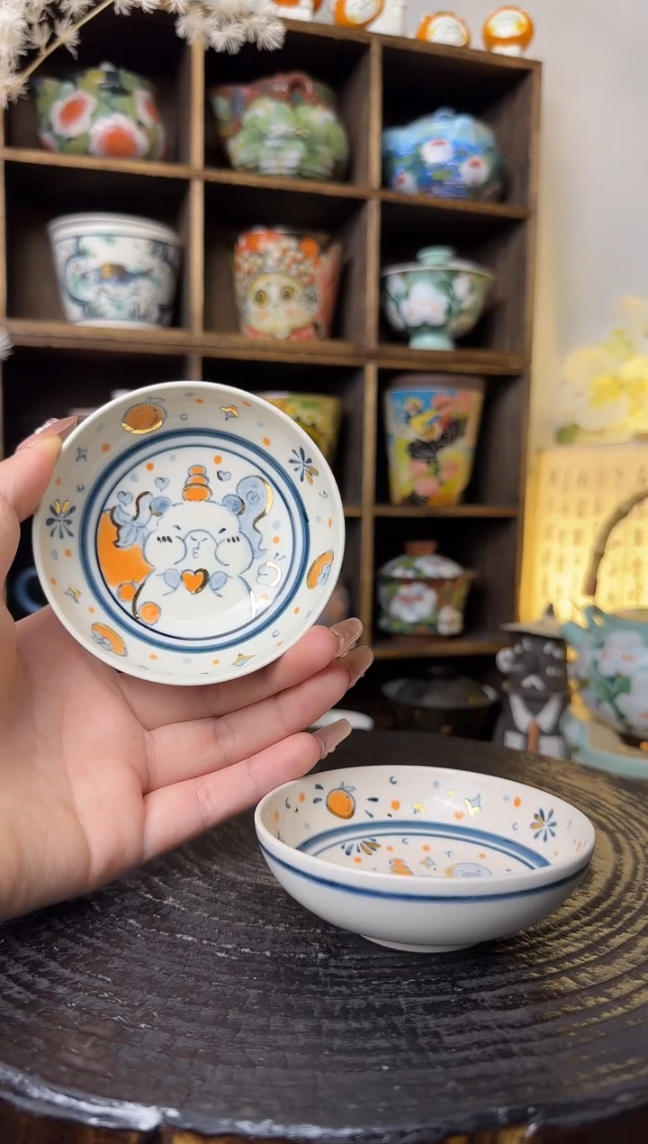 【闪购商品】柯老师卡皮巴拉普洱杯对杯两只