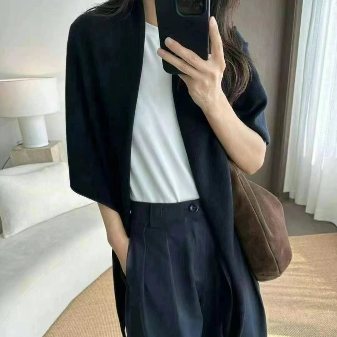 宇姐精选0140 时尚休闲百搭纯色羊毛三角巾