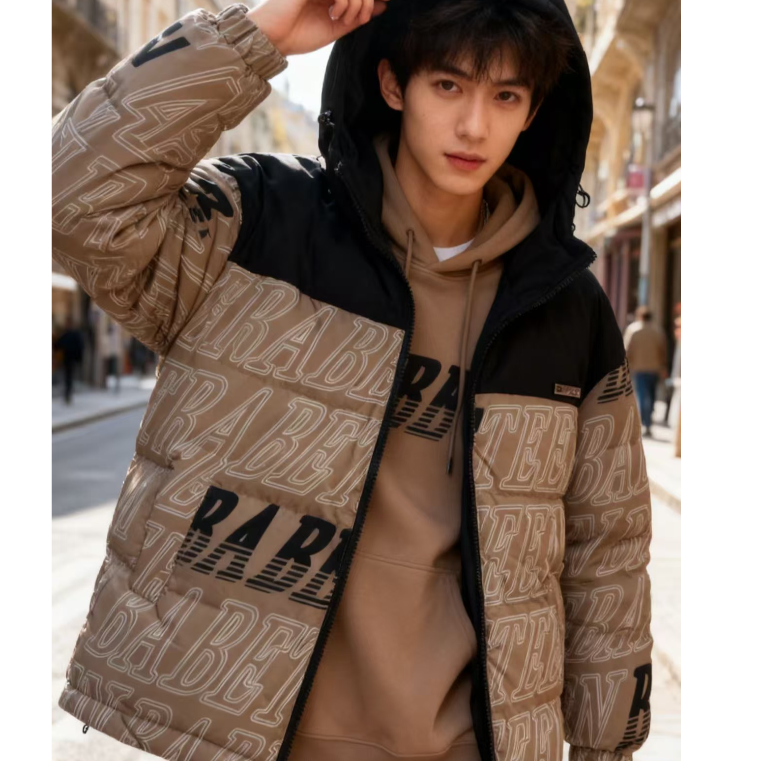 8981381高端专享老林家儿童冬款羽绒服卡其（靠谱）