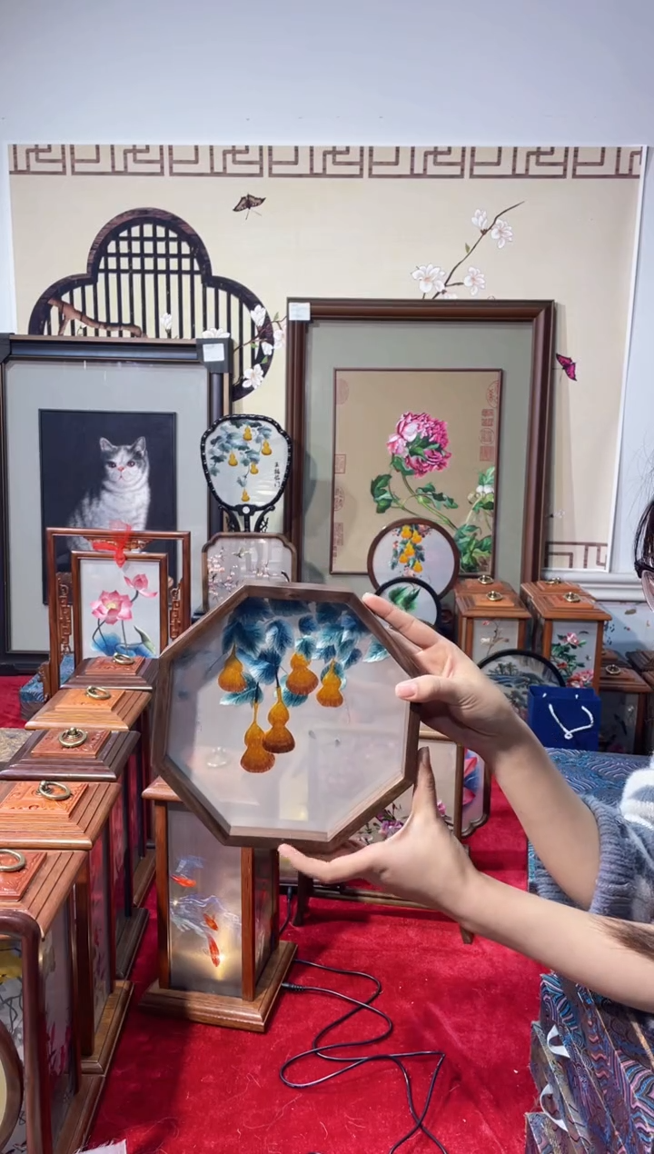 织绣精品苏绣手工刺绣，成品摆件19