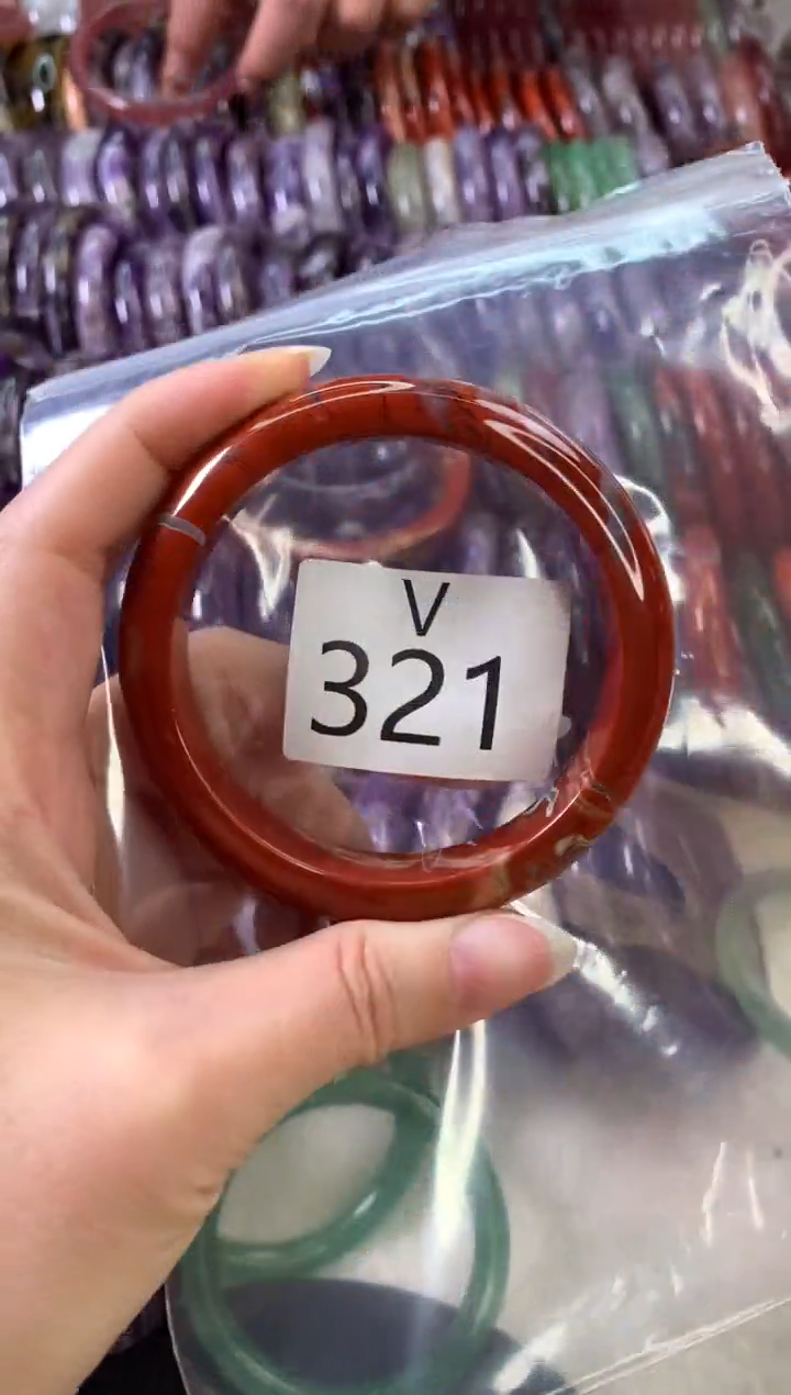 【闪购商品】水晶水晶手镯V未镶嵌321-60