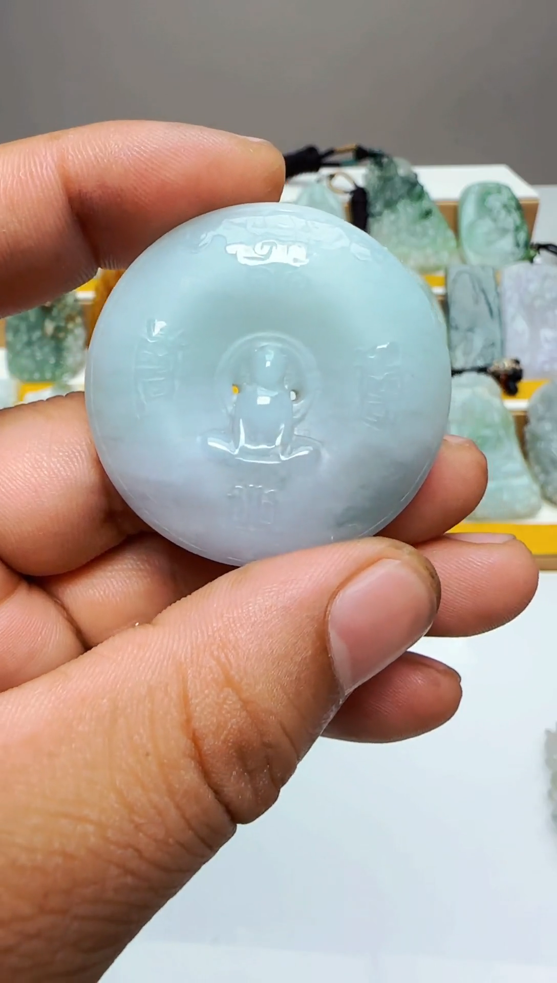 【闪购商品】翡翠颈饰未镶嵌缅甸天然A货翡翠