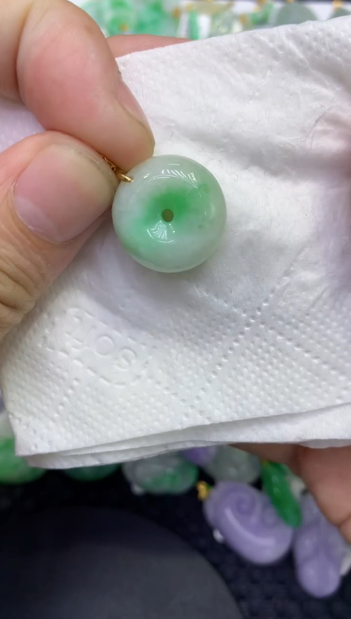 颈饰未镶嵌翡翠天然缅甸A货翡翠