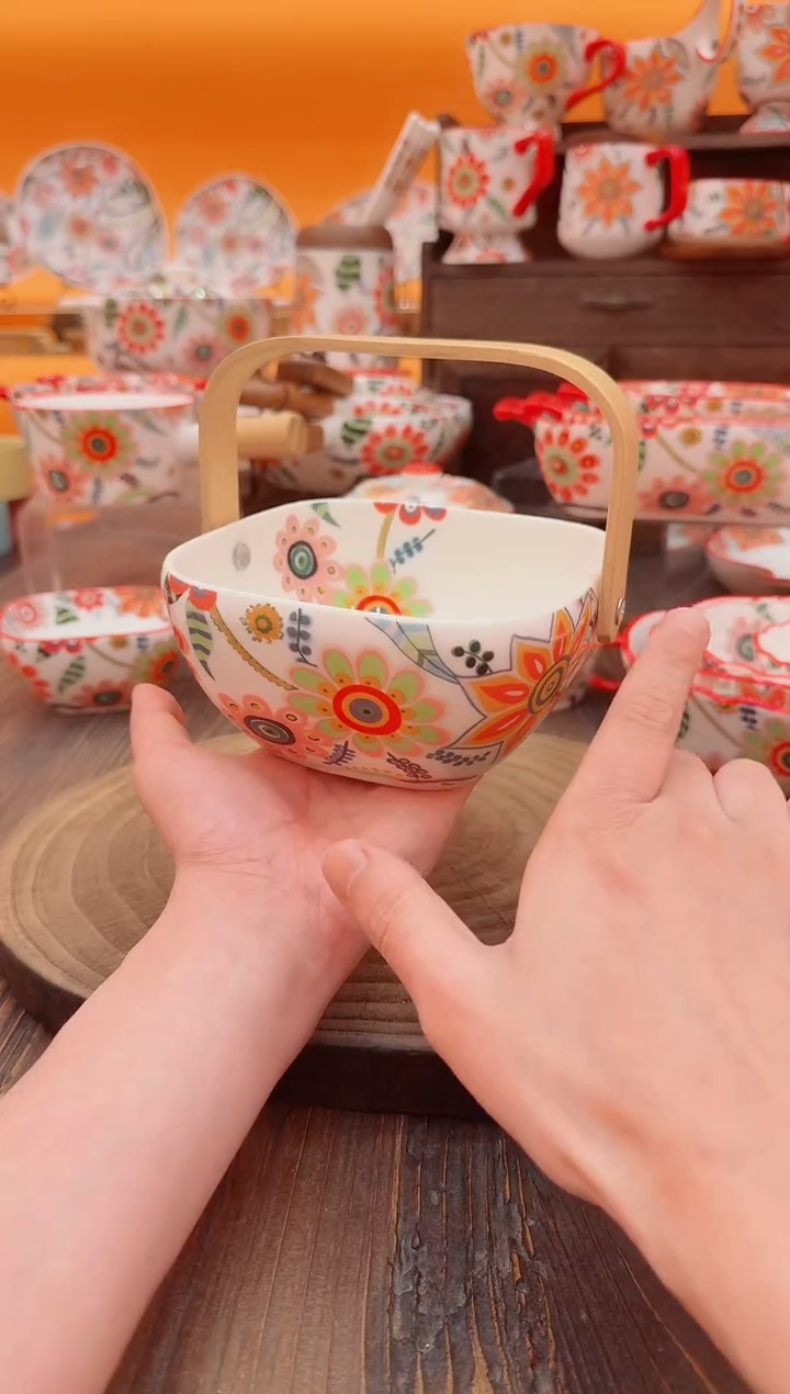 罐景德镇陶瓷餐具碗碟盘子小