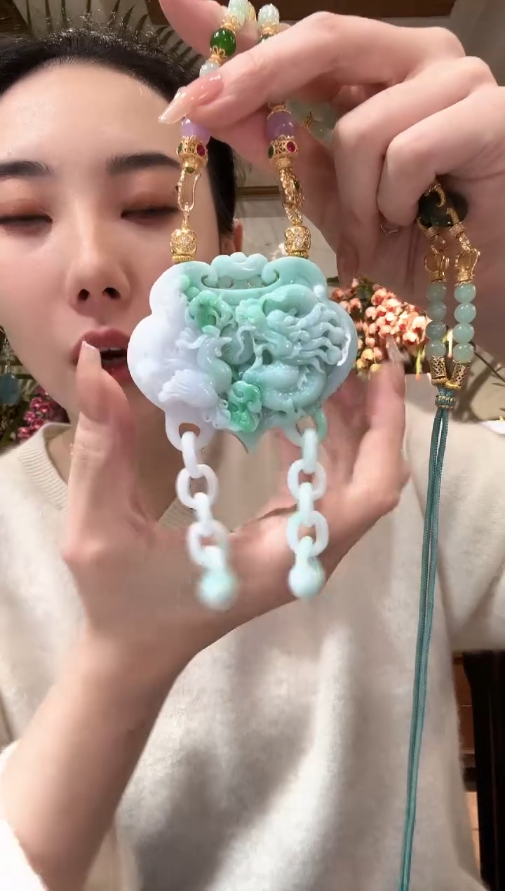 【闪购商品】翡翠颈饰未镶嵌国风