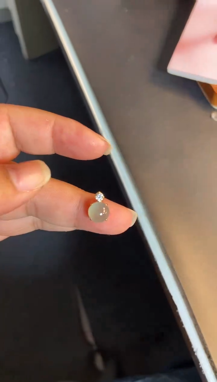 吊坠(不含链)银S925镶嵌翡翠1