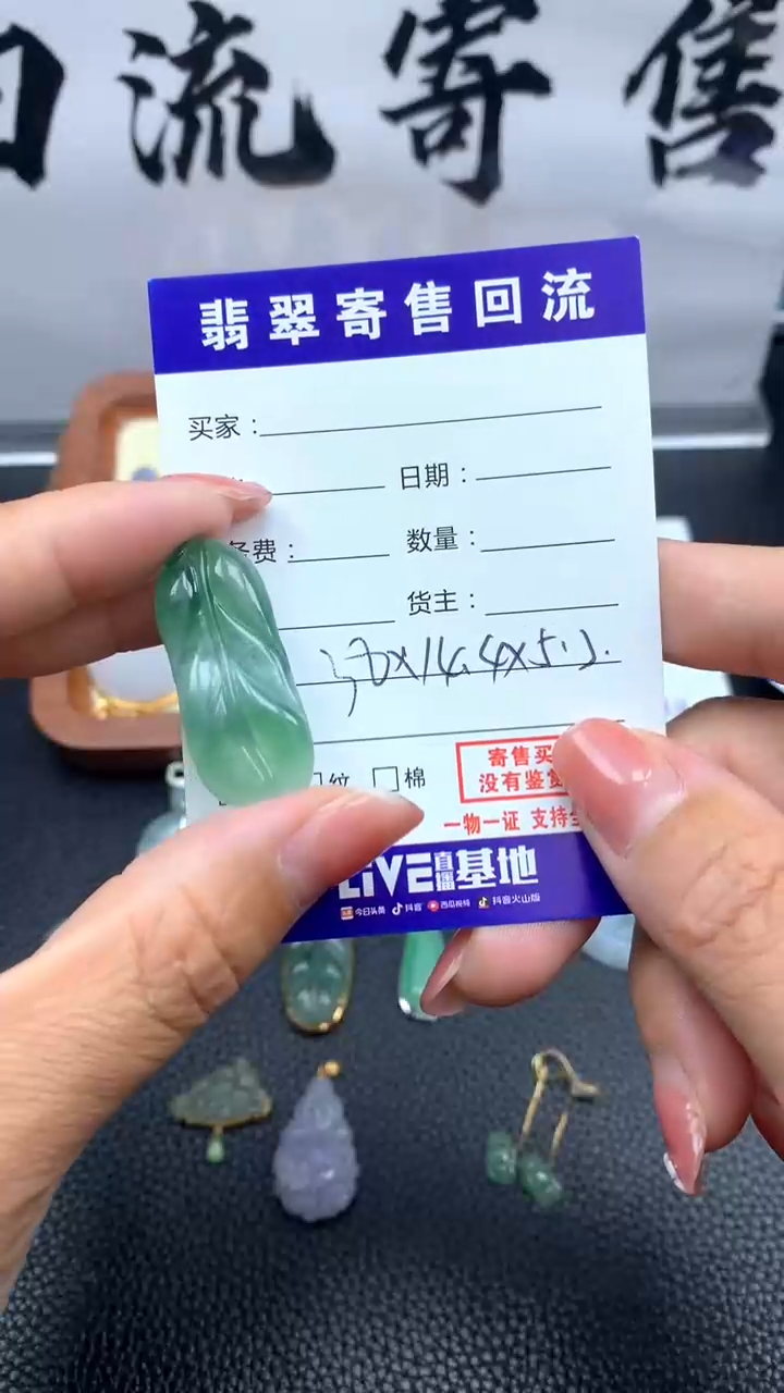【闪购商品】翡翠颈饰未镶嵌010天然缅甸翡翠A货