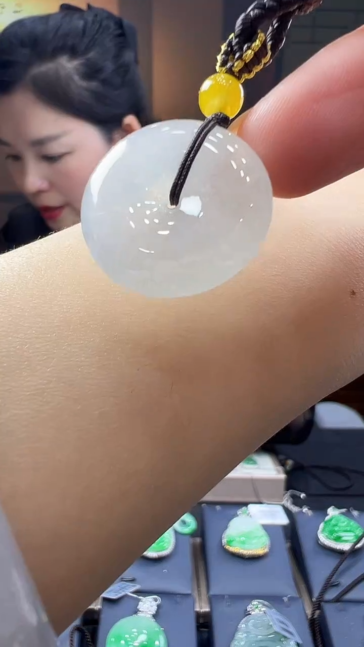 未镶嵌挂件翡翠平安扣