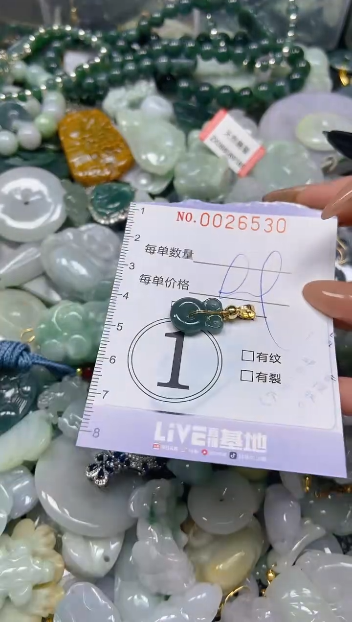 【闪购商品】翡翠颈饰未镶嵌闪购0026530