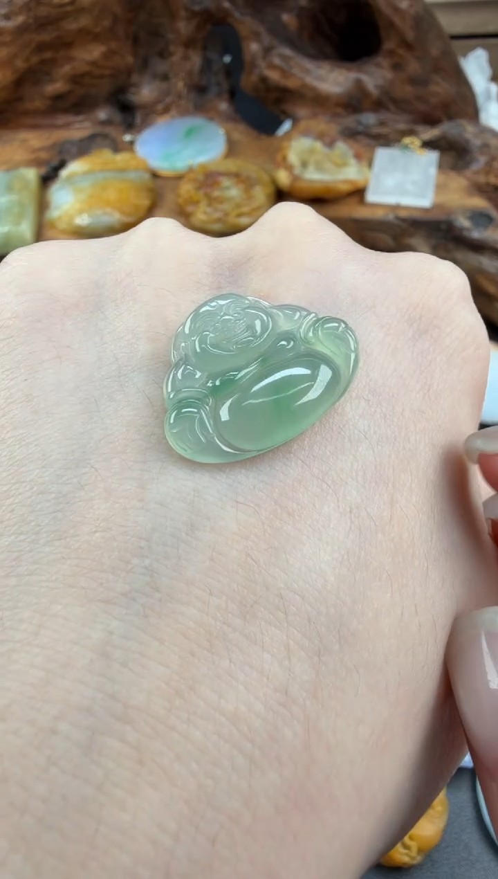 吊坠(不含链)未镶嵌翡翠翡翠饰品-349