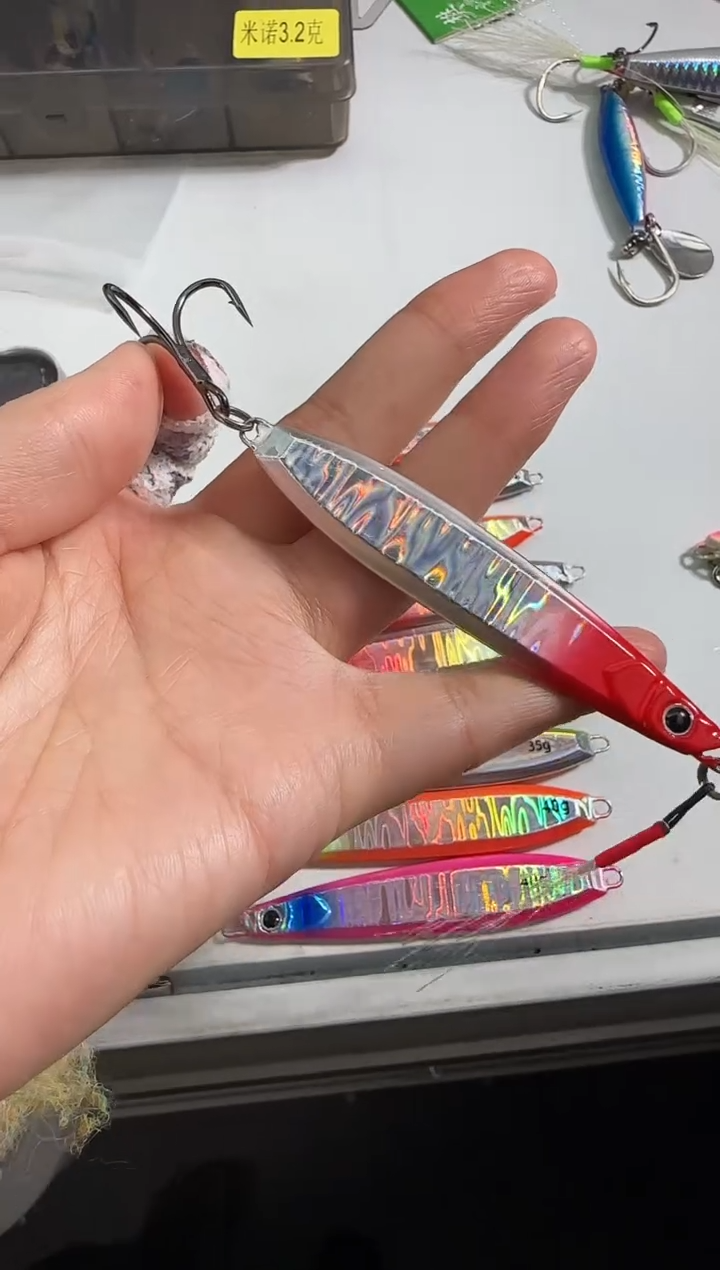 21克鲅刀 铁板超远投 假饵 10个 颜色混搭
