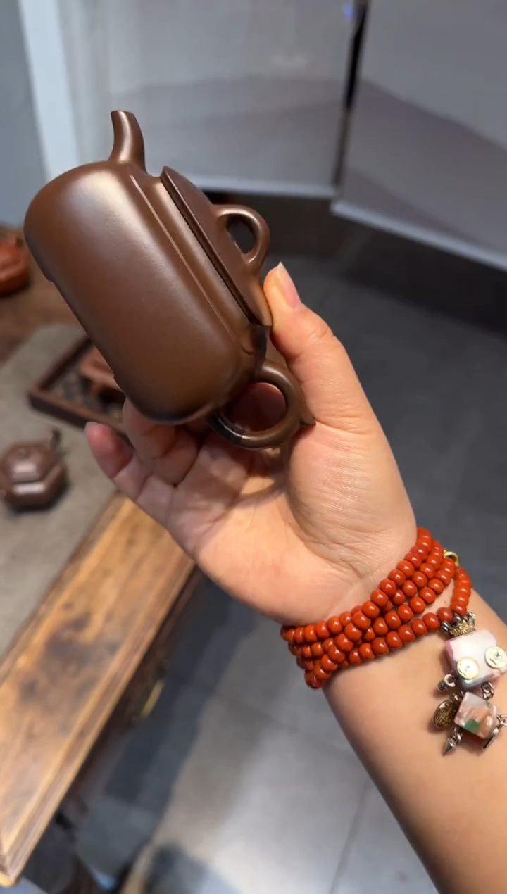 茶壶紫砂可*哥长四方 紫砂壶