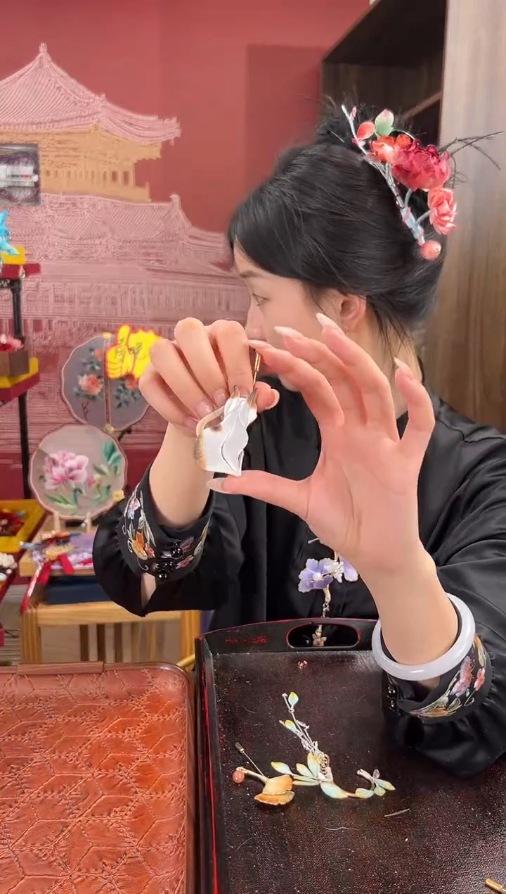 【闪购商品】刺绣苏绣世家非遗手工（耳环） 